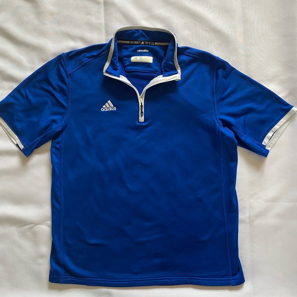 Medium Adidas Mens  Climalite Golf Shirt